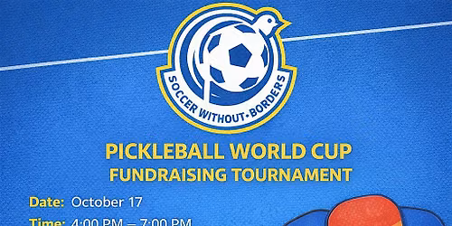 Pickleball World Cup Fundraising Tournament