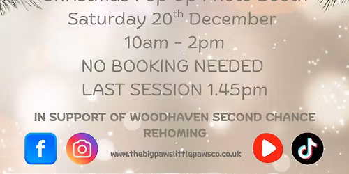 Pop Up Christmas Photo Booth