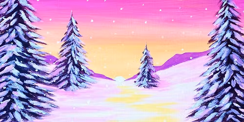 Sip & Paint at Bruhaha, Totterdown, Bristol - "Frosted Christmas"
