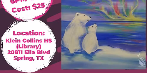 Klein Collins H.S. Nature Club Family Paint Night