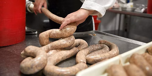 Tickets make great Father's Day gift: Kevin's Sausage Making Class w\/ beer & wine, charcuterie board