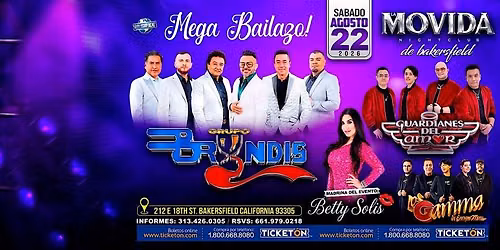 GRUPO BRYNDIS  LOS GUARDIANES DEL AMOR BETTY SOLIS LOS GAMMA