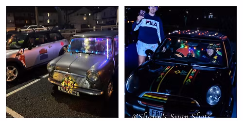 Fylde Coast Mini Meets and Friends illuminations Run for Brian House 