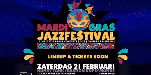 Mardi Gras Jazzfestival Dendermonde i.s.m Bastion V