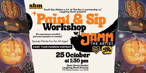 Trick or Treat Paint & Sip Workshop - Oct 25th \/ Los Altos