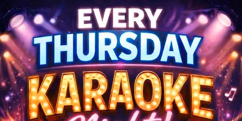Karaoke & Dance Thursdays with Marlow The Entertainer at Sherman's Lounge