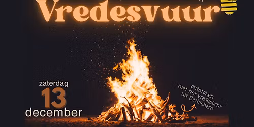 Vredesvuur kampvuur t.v.v. De Warmste Week