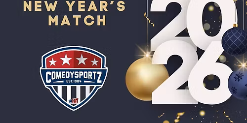 ComedySportz New Year's Match - 6:00 pm, Dec 31st at The Sustainability Campus