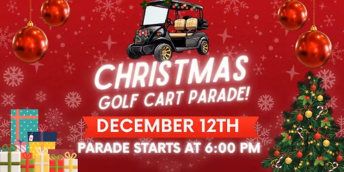 Sun 'n Lake of Sebring: Christmas Golf Cart Parade 