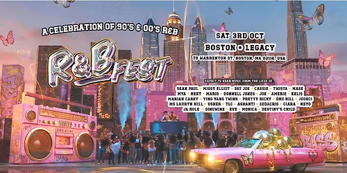 R&B Fest Returns To Boston!