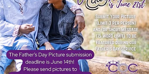 Fathers Day Slideshow Submission Due Date
