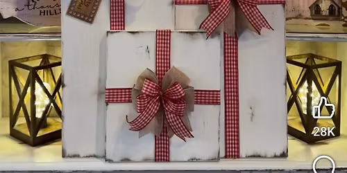 Paint Your Own Christmas Packages Home Decor