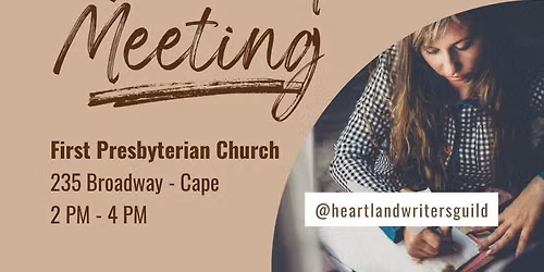Heartland Writers Guild - Monthly Meetings