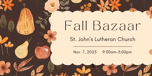 St. John's Fall Bazaar 2026