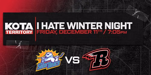 I HATE WINTER NIGHT: Rapid City Rush vs. Orlando Solar Bears