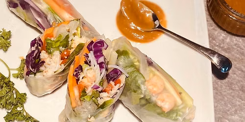 Spring Rolls with Peanut Sauce