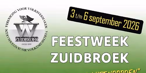 Feestweek Zuidbroek 2026