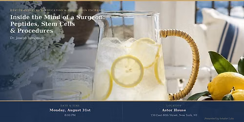 Inside the mind of a Surgeon: Procedures, Peptides, and Stem Cells