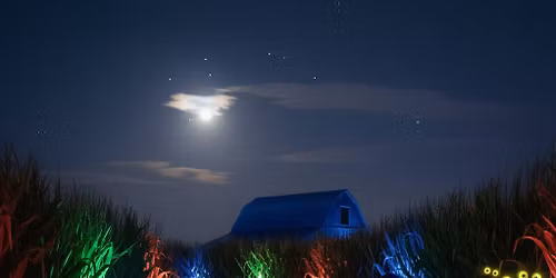 GLOW Maze at Farm Fright Nights