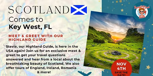 Key West, FL: Meet & Greet with our Highland Guide