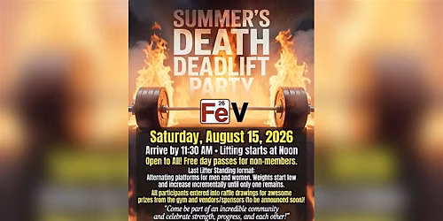 Summer's Death Deadlift Party