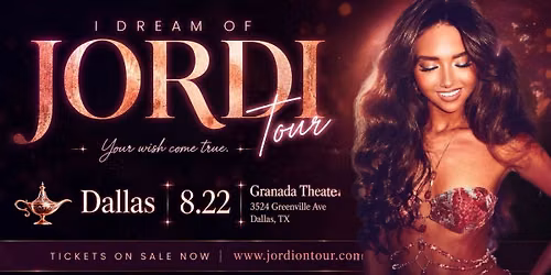 Jordi - I Dream of Jordi Tour