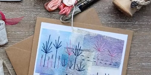 \u2018Smooth as Silk\u2019 Stitched Greetings Cards with Julie Williams 