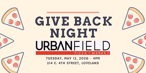 Urban Field Pizza & Market Give Back Night