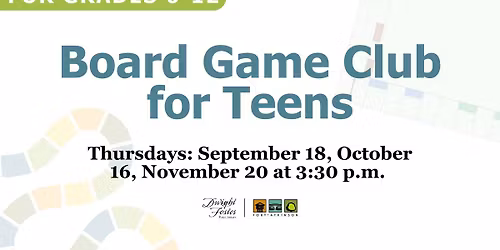 Board Game Club for Teens