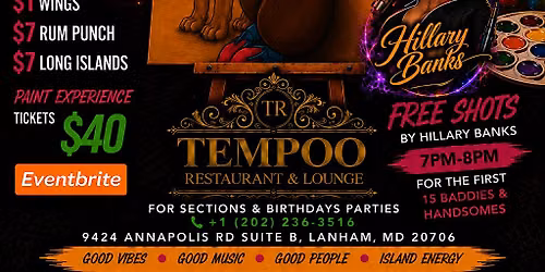 Paint & Puff (Hookah): Hosted by Love Jones Eventz