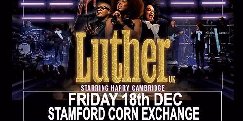 Luther UK - The Ultimate tribute to Luther Vandross