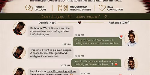 Dinner & Conversations: Lover & Friends Edition
