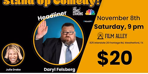 Daryl Felsberg with Julie Drake at Film Alley Weatherford