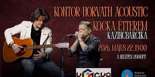 Kontor Horvath Acoustic koncert Kazincbarcik\u00e1n