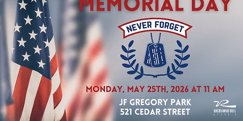 2026 Memorial Day Ceremony