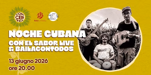 NOCHE CUBANA con El Sabor Live & BailaConTodos