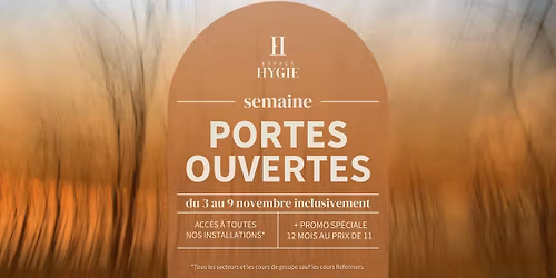 Semaine Portes Ouvertes