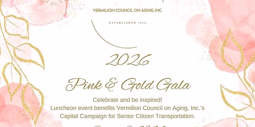Pink and Gold Gala Luncheon