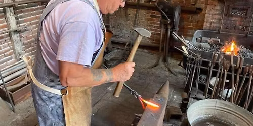 Blacksmithing Saturday in the Essex Company Shop, with Richard Wright