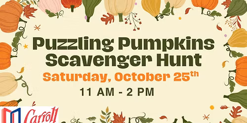 Puzzling Pumpkins Scavenger Hunt