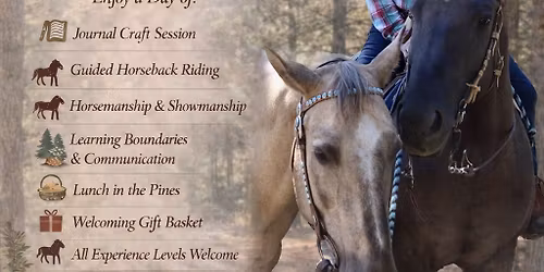 Ladies Horsemanship \ud83d\udc34Retreat\ud83d\udc34 Spring & Fall