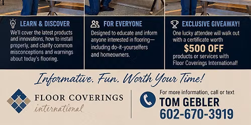FREE Flooring Workshop Series