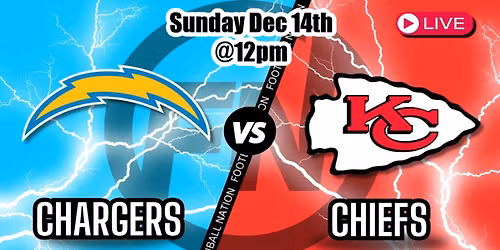 Chiefs vs Chargers Watch Party 