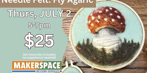 Needle Felted: Fly Agaric