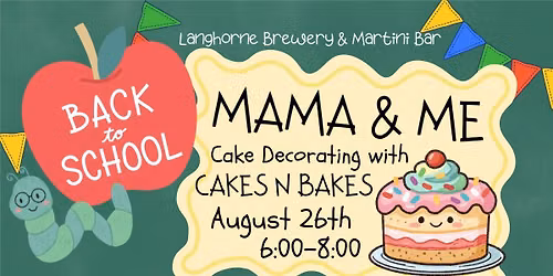 Mama & Me Baking Class \ud83c\udf82