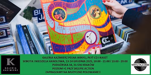 Galeria Kazimierz pe\u0142na winyli, p\u0142yt CD i kaset