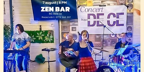 Trupa DeCe live pe terasa