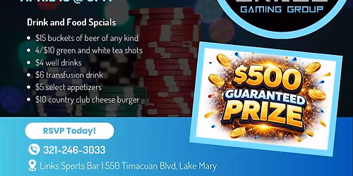 Customer Appreciation Tournament