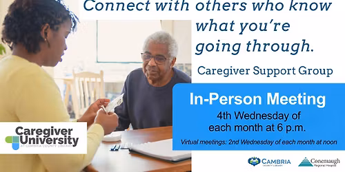 Caregiver Support Group [In-Person Meeting]
