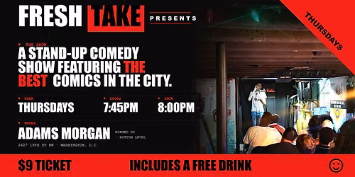 Stand-Up Comedy in Adams Morgan | Fresh Take Show